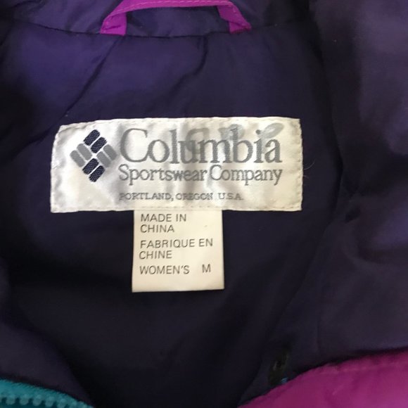 Vintage Y2K COLUMBIA Womens Snow Ski Suit Medium Retro 90's Apres Ski Snowboard - Picture 4 of 10